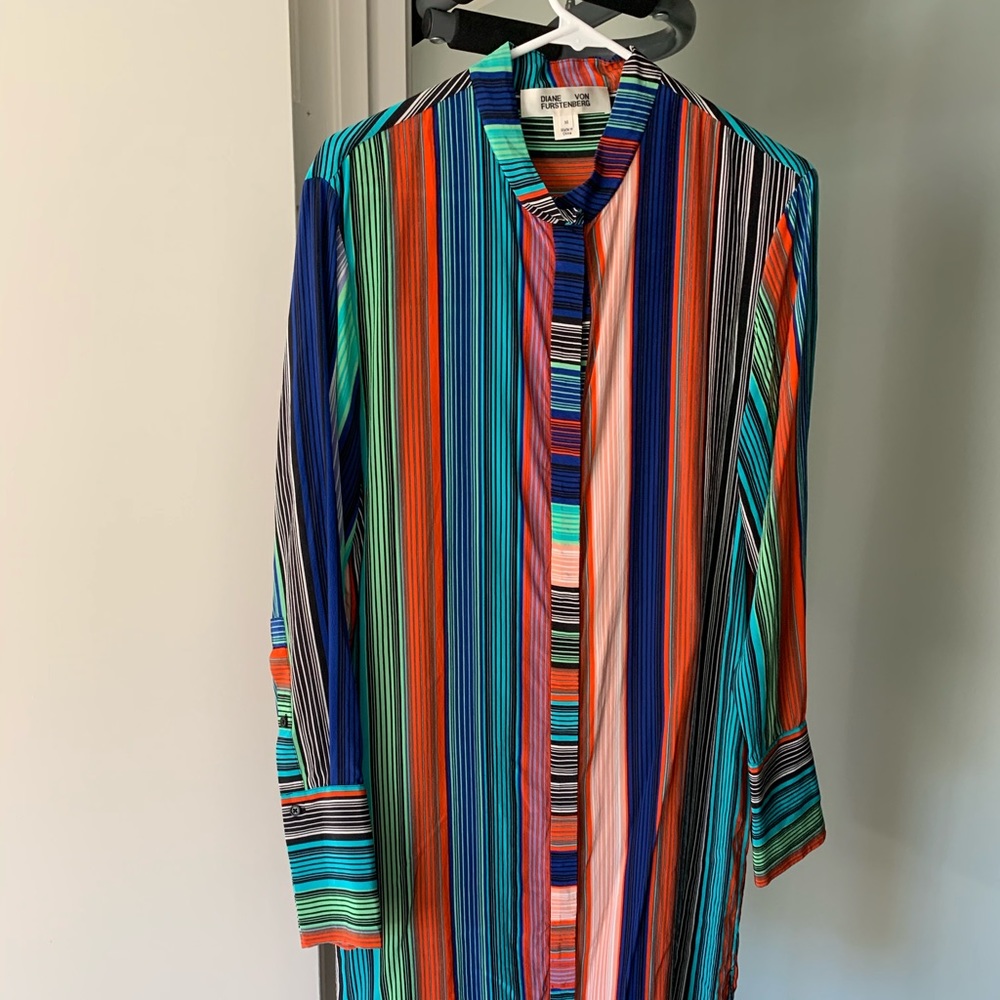 DVF Diane Von Furstenberg Shirt Dress - M